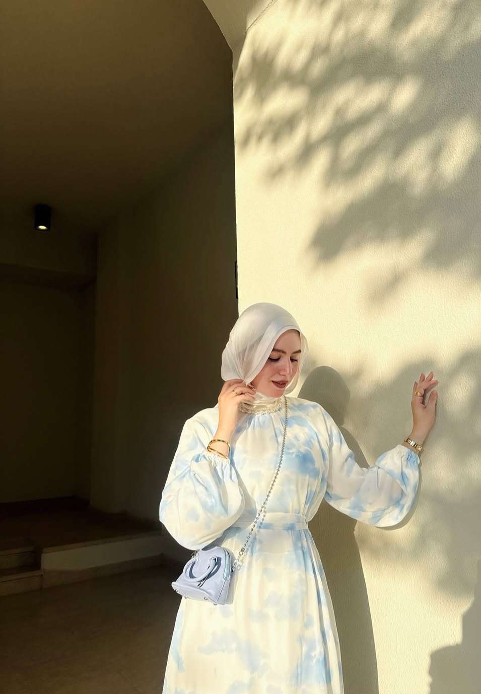 فستان بيبي بلو سكاي