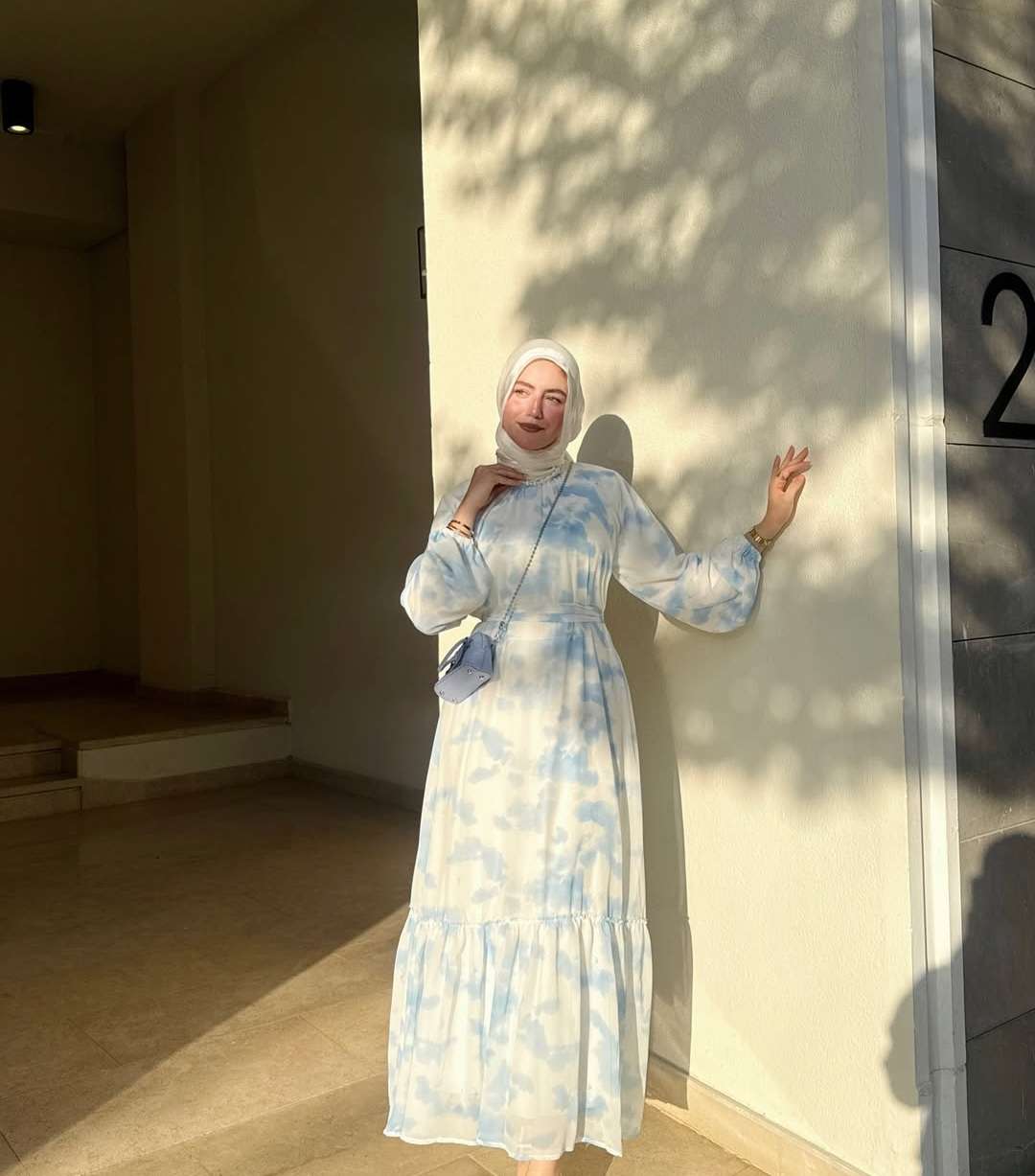 فستان بيبي بلو سكاي
