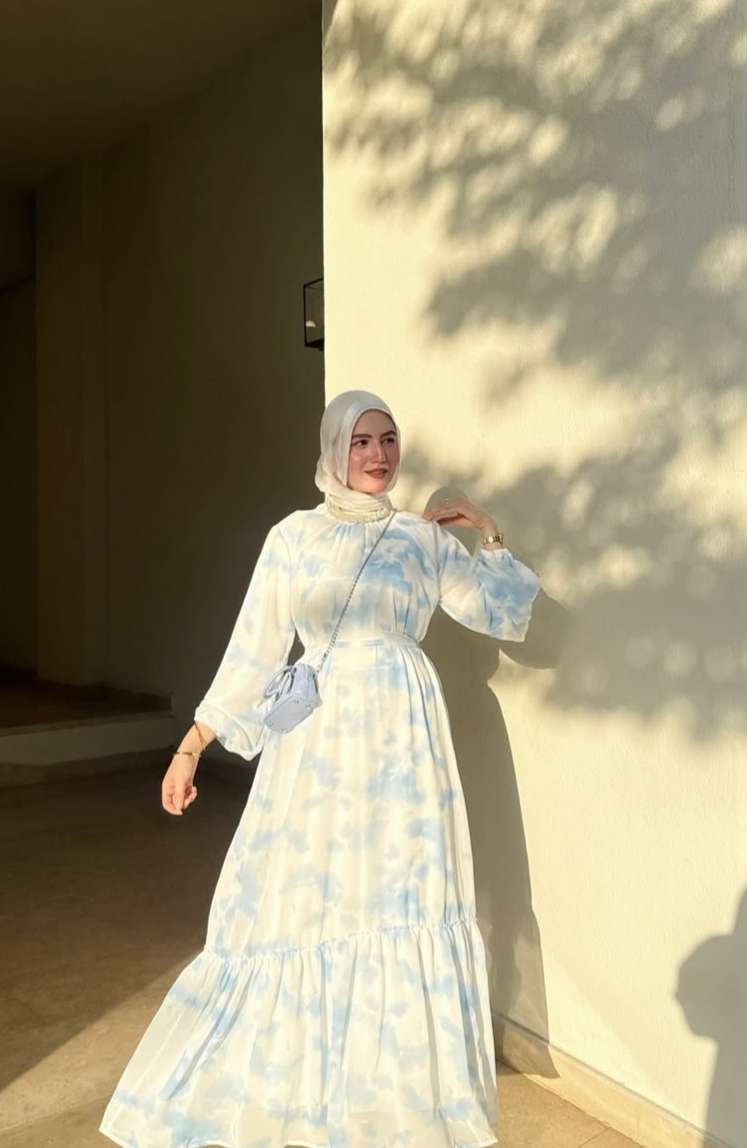 فستان بيبي بلو سكاي