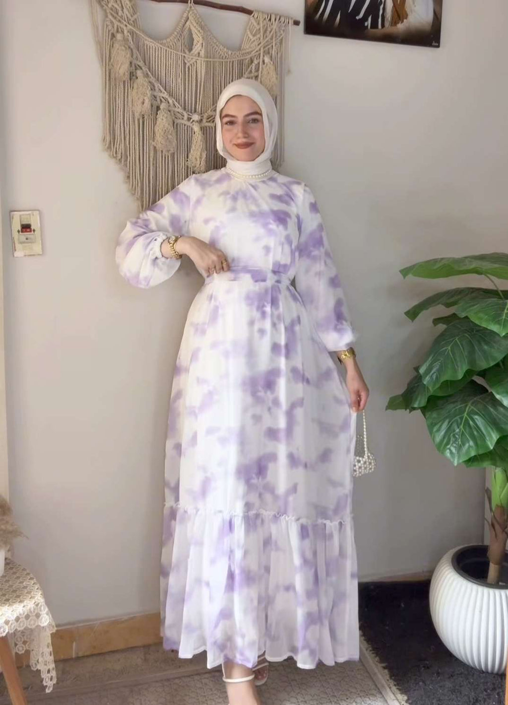 فستان لافندر سكاي