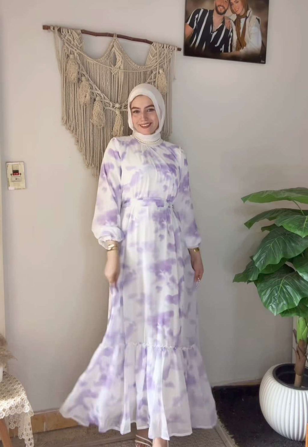 فستان لافندر سكاي