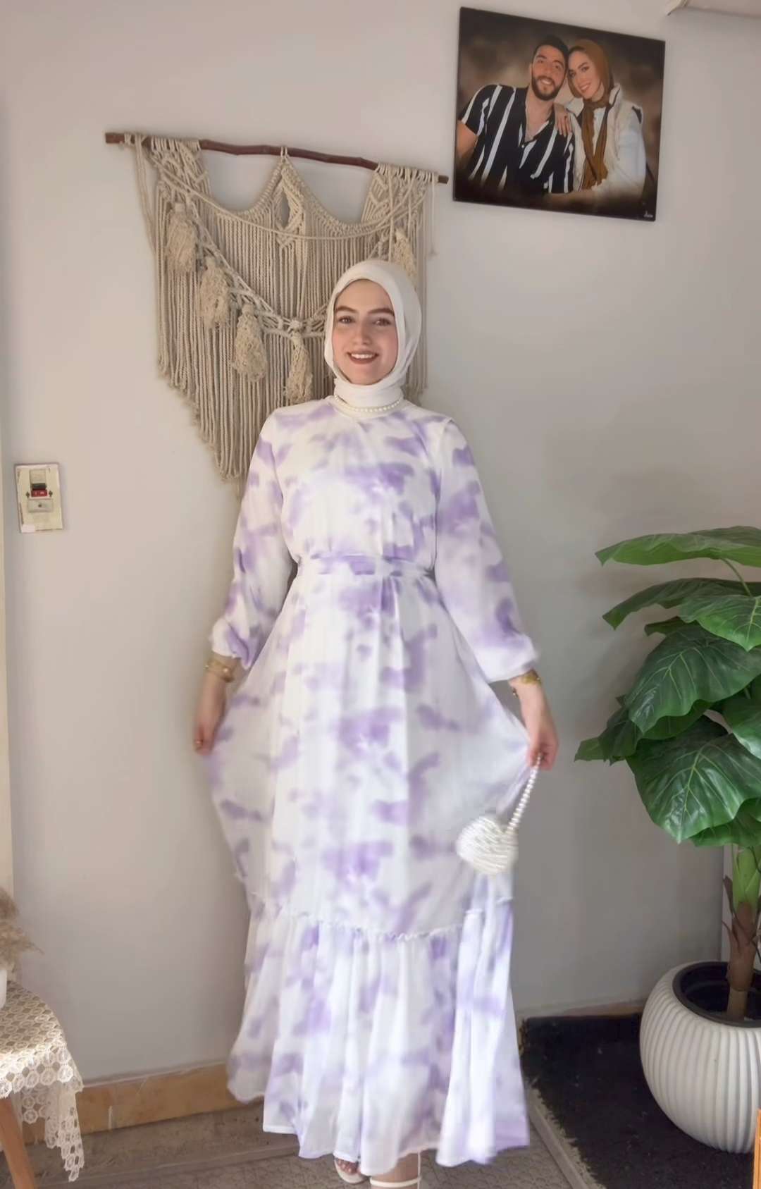 فستان لافندر سكاي