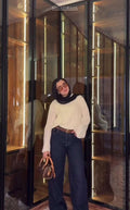 سويتر صوف أوف وايت بسلسلة