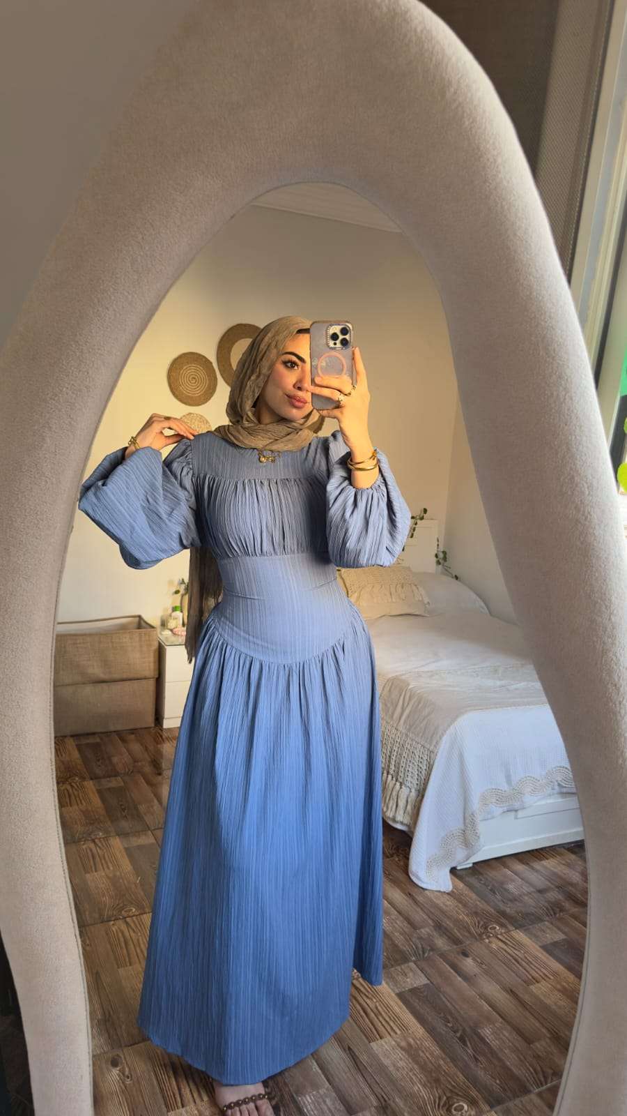 فستان بترولي منعش