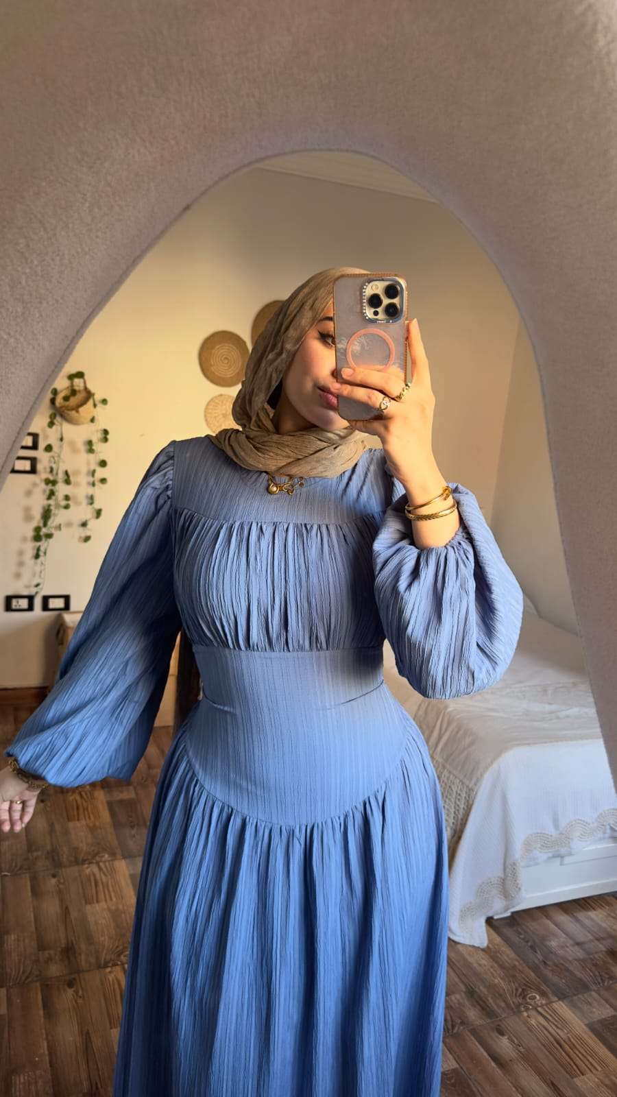 فستان بترولي منعش