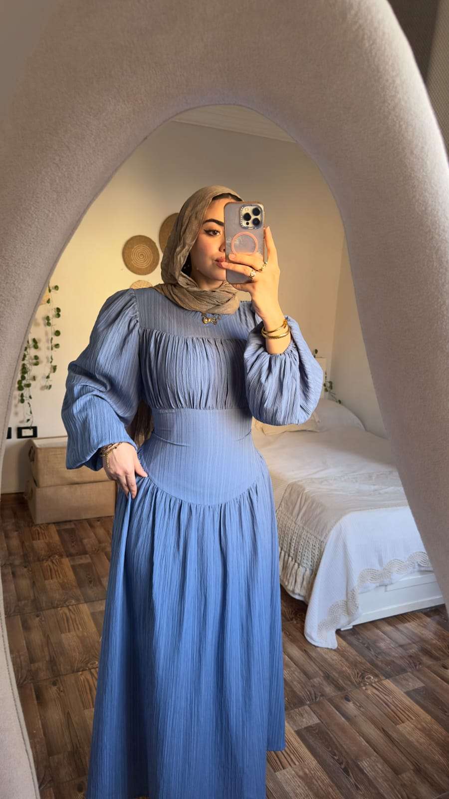 فستان بترولي منعش