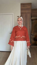 بلوزة هافان مطرزة