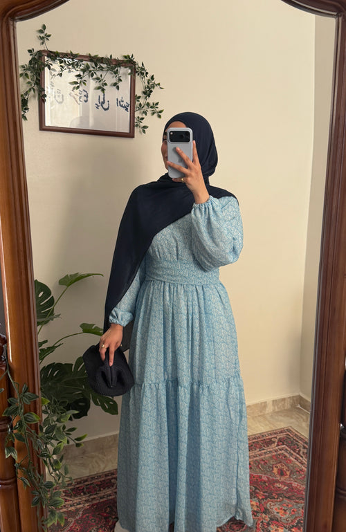Baby Blue Shell Dress