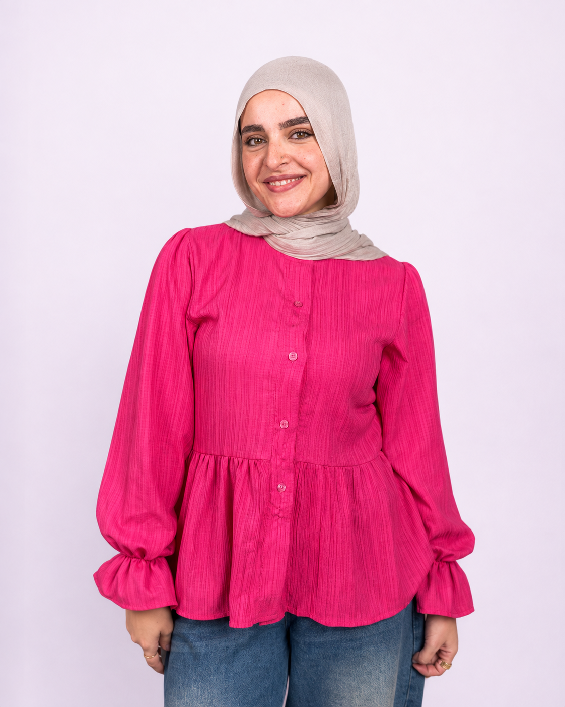 Fuchsia Mila Blouse