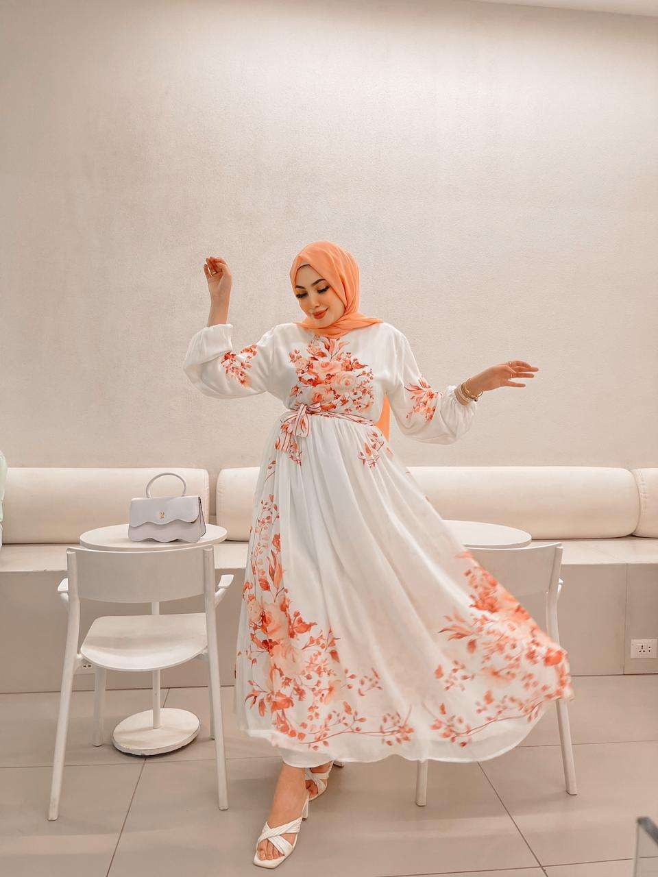 Simone Floral Dress.