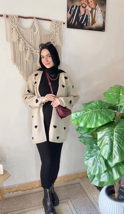 كارديجان قلوب بيج