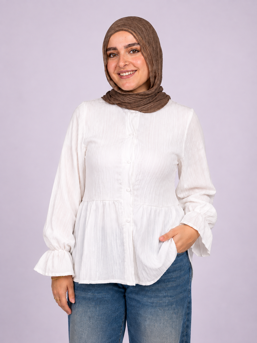 White Mila Blouse