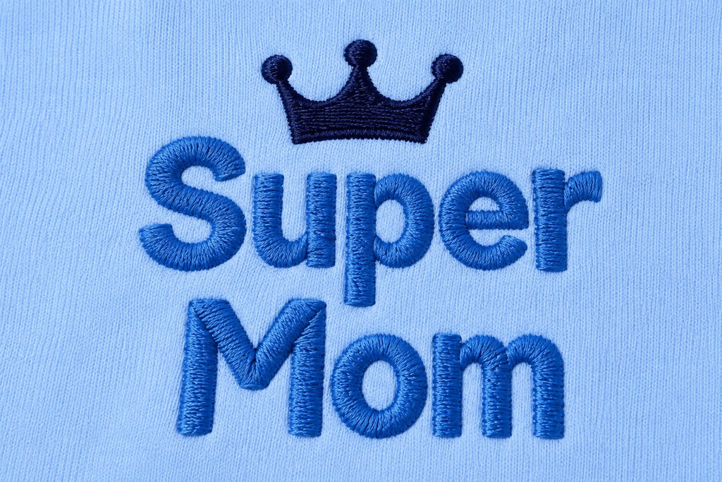 Baby Blue Super Mom Pajamas
