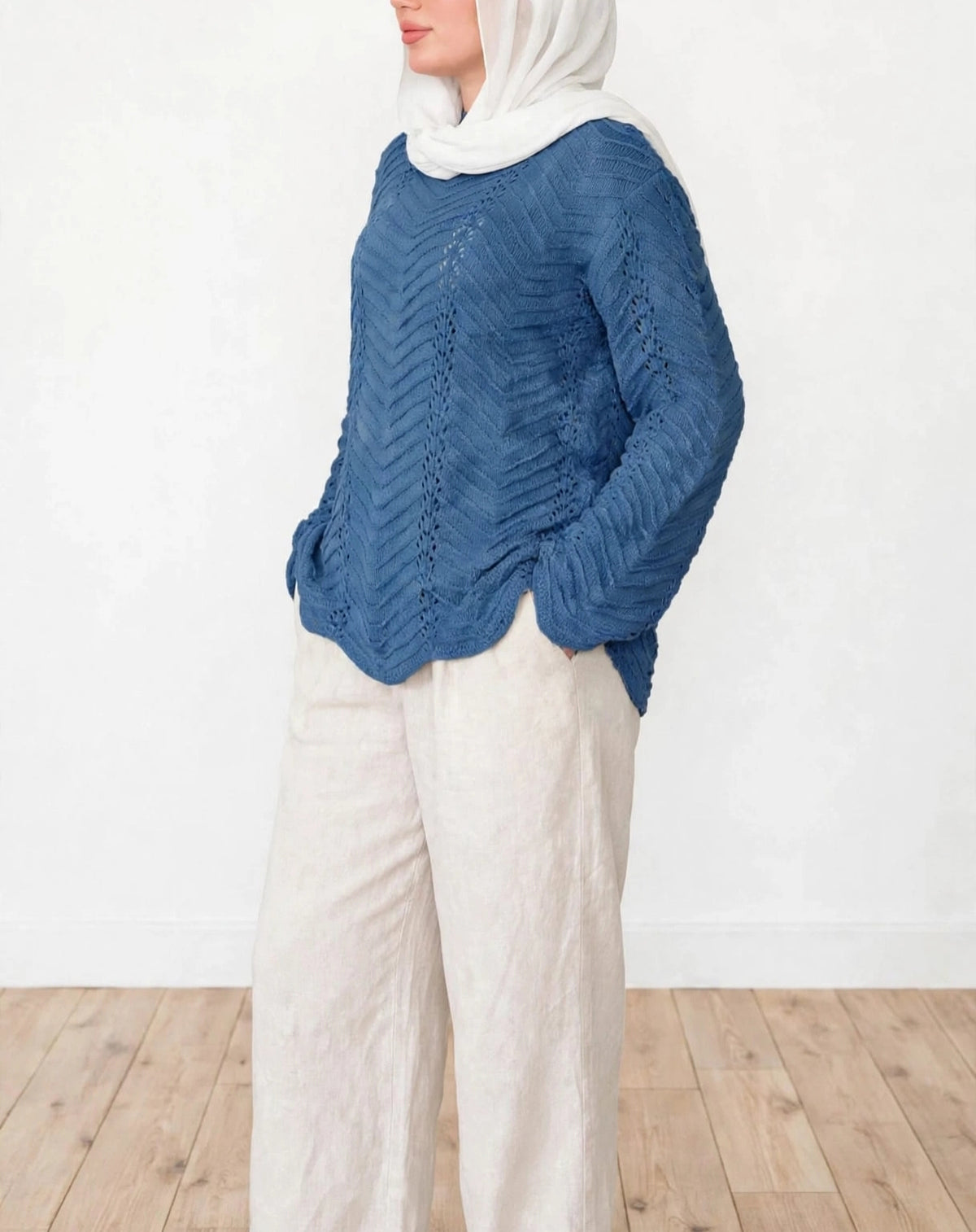 Petroleum Chain Pullover.