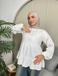 White Daisy Blouse