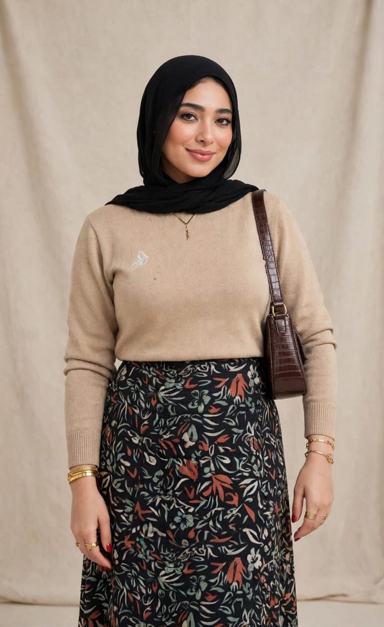 Cafe Embroidered Butterfly Pullover.