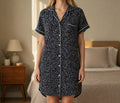 Black Polka-Dot Nightshirt.