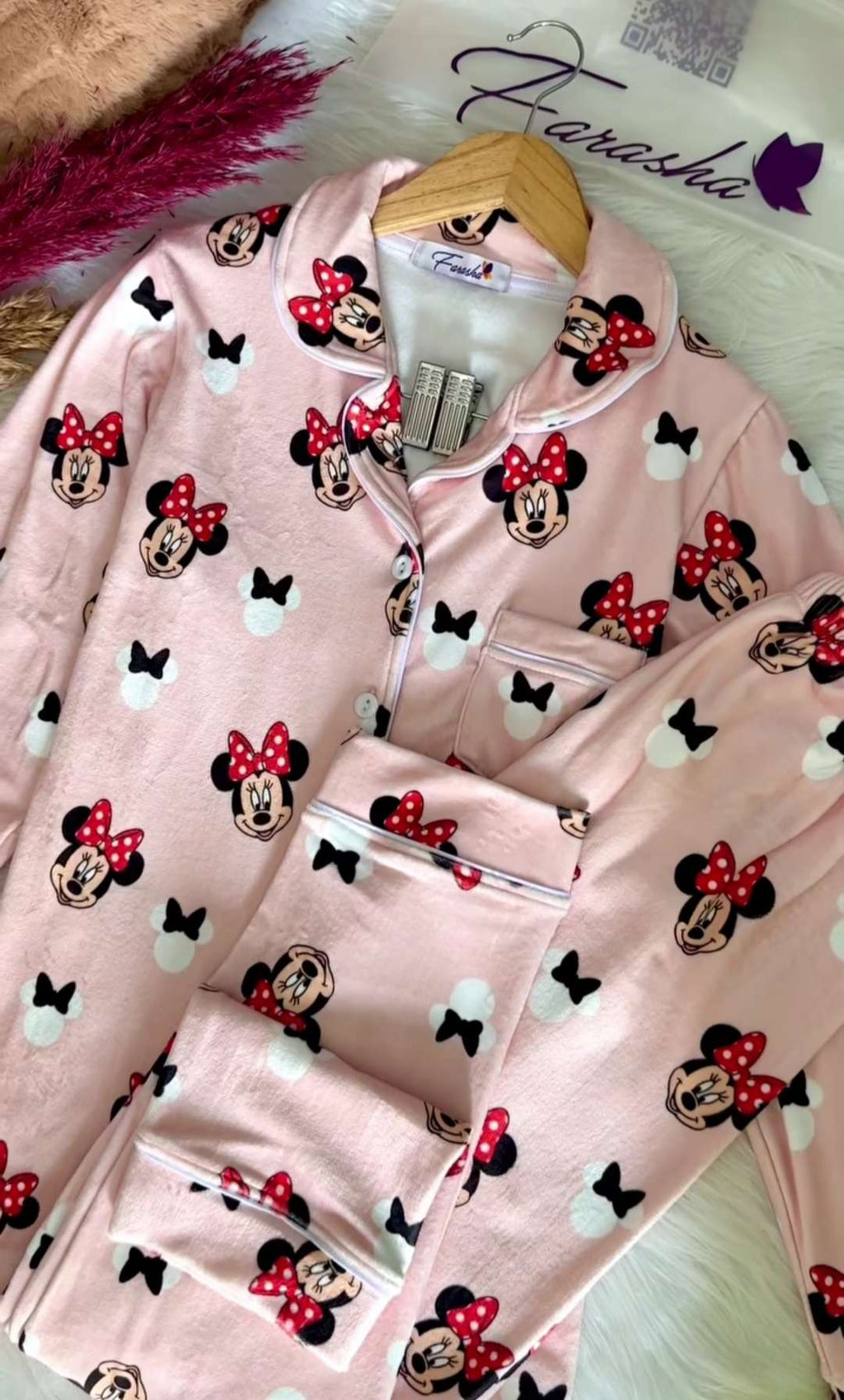 Pink Minnie Mouse Pajamas