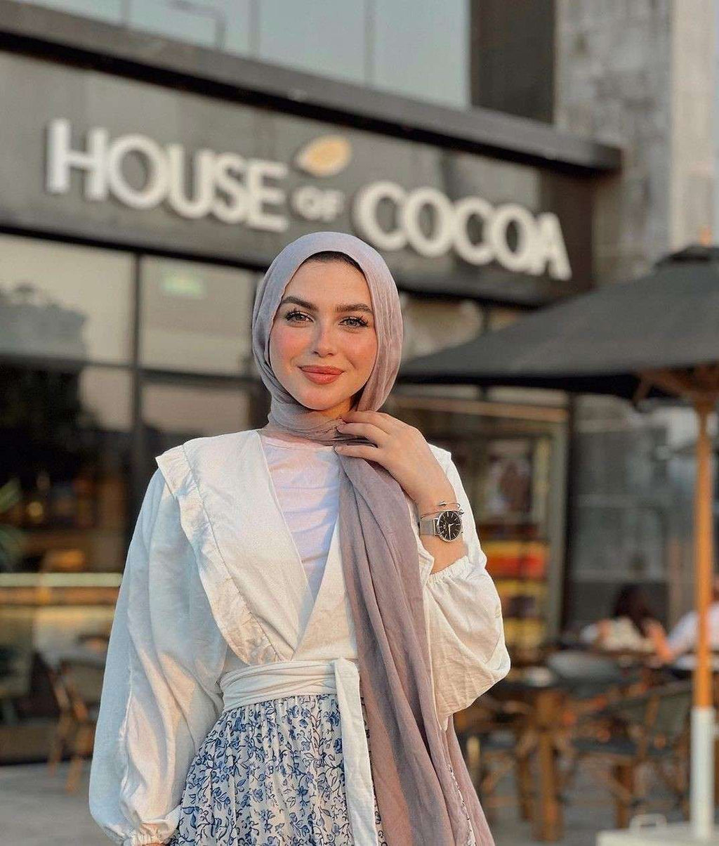 White Ruffles Blouse.