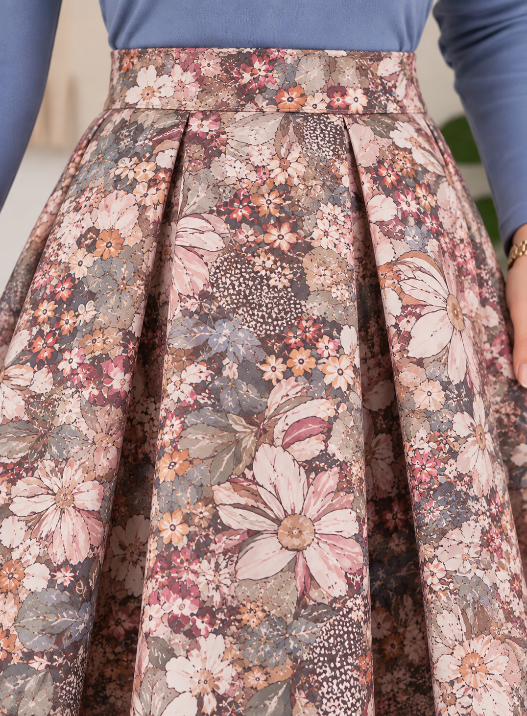 Rose Modern Eid Skirt