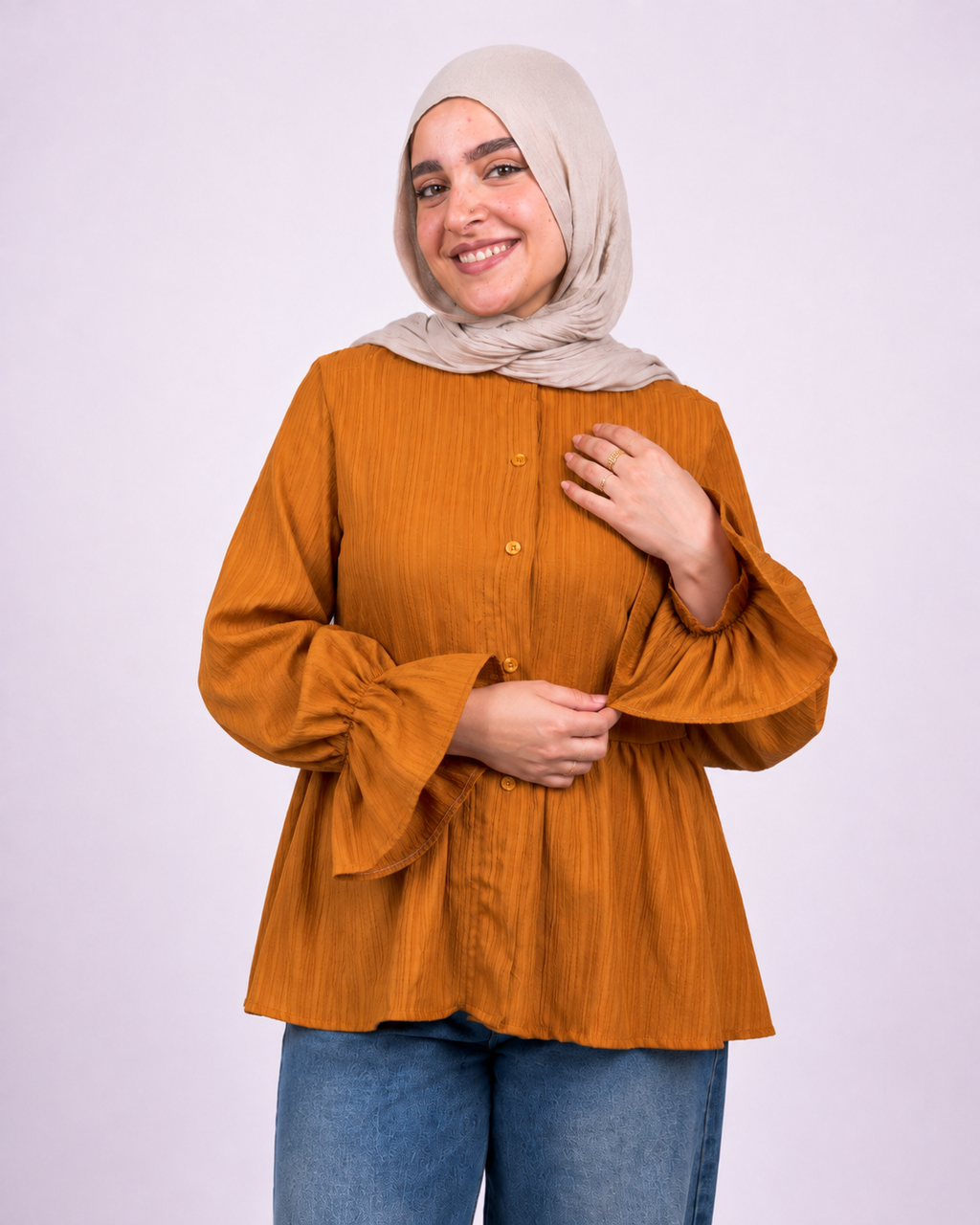 Camel Mila Blouse