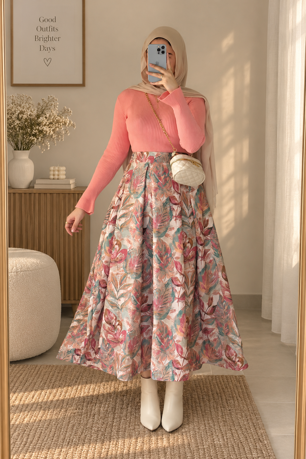 Pink Modern Skirt