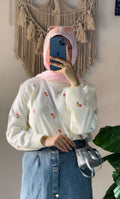 Off-White Flowers Pullover.