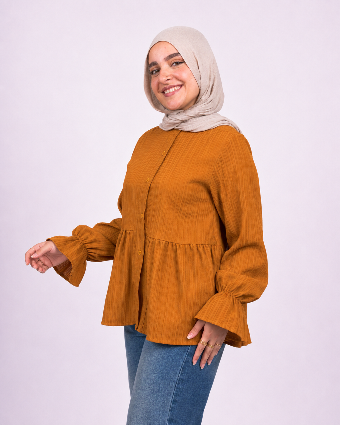 Camel Mila Blouse