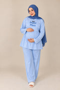 Baby Blue Super Mom Pajamas