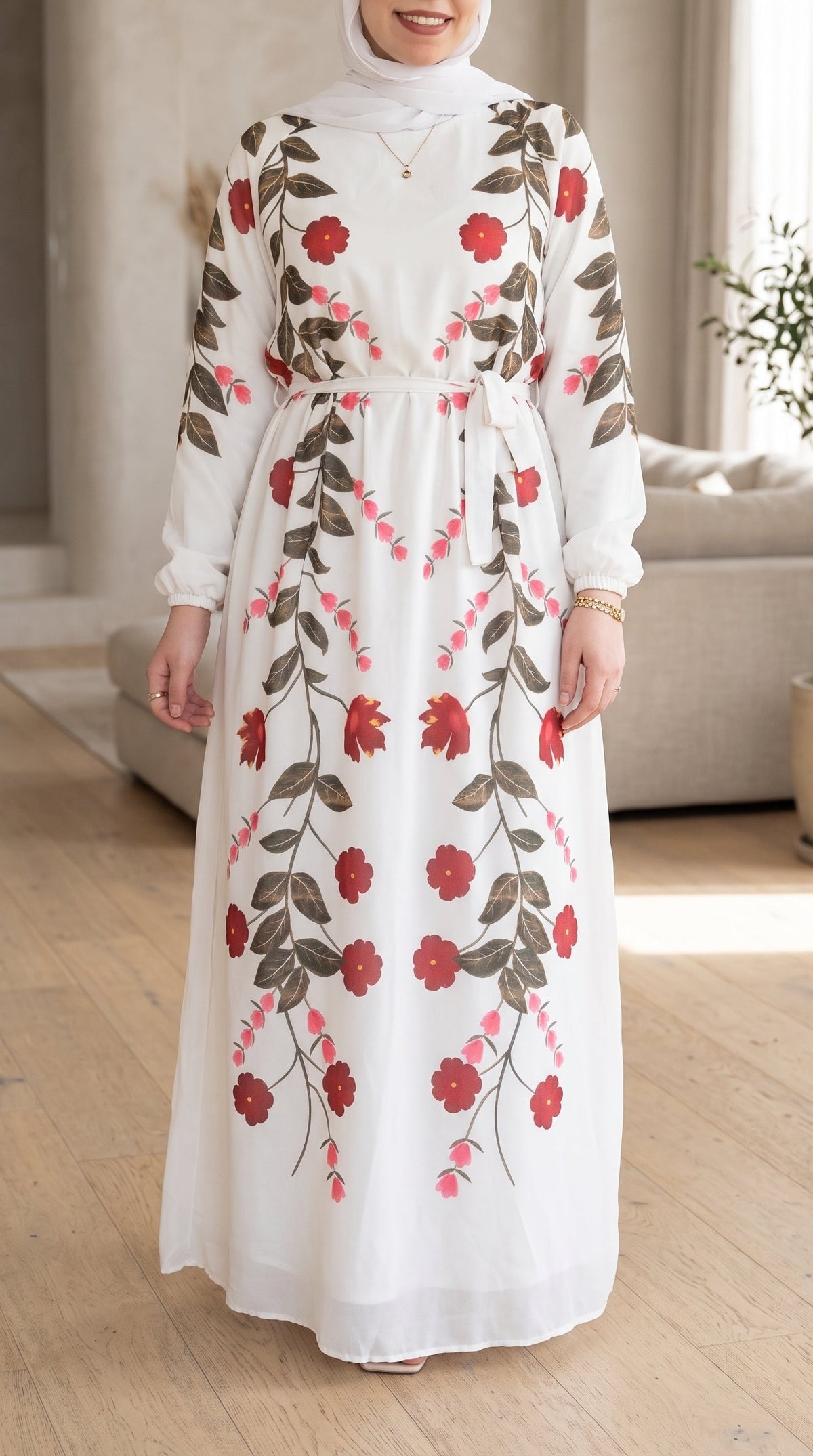 Red Flowers Dress.