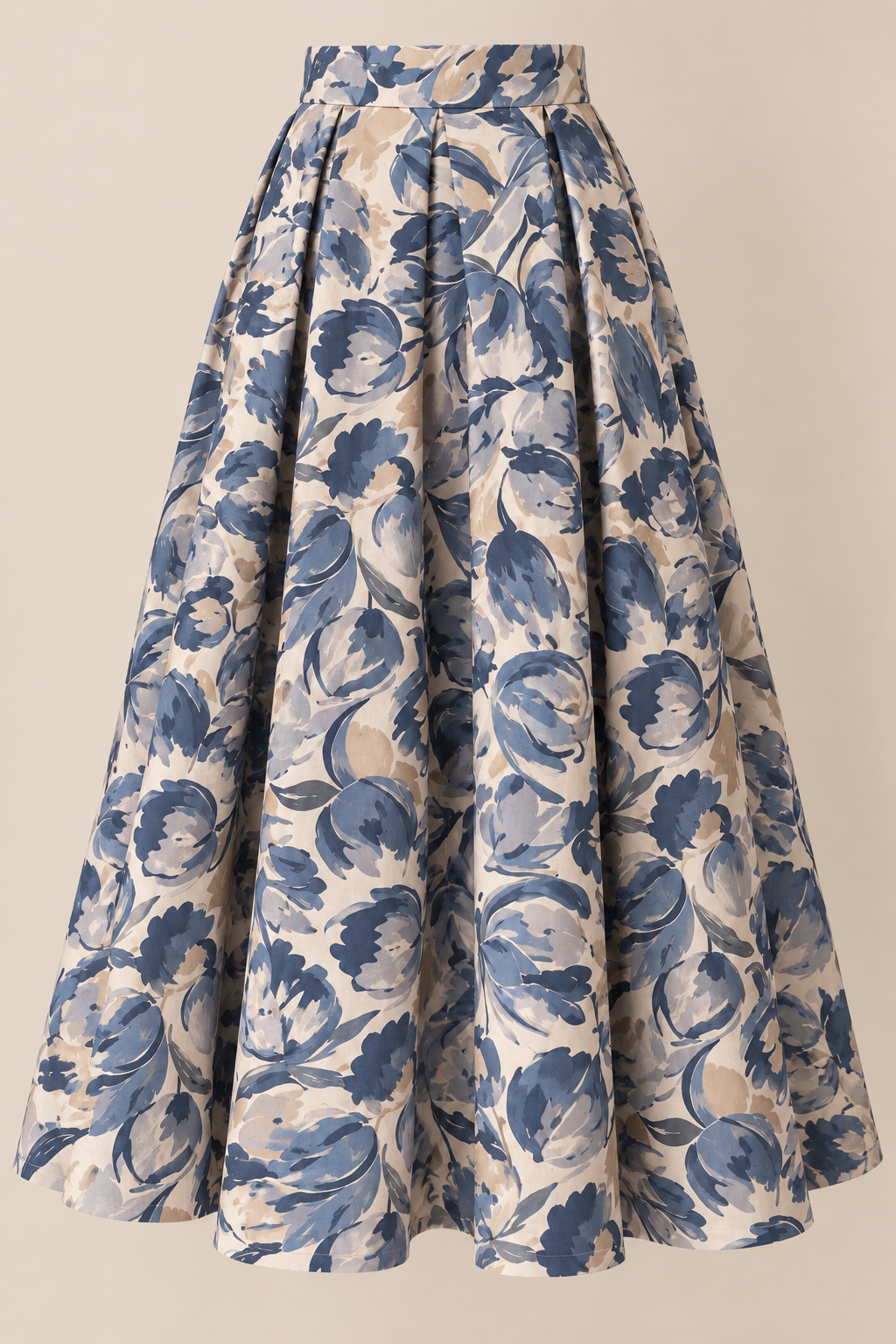 Blue Modern Eid Skirt