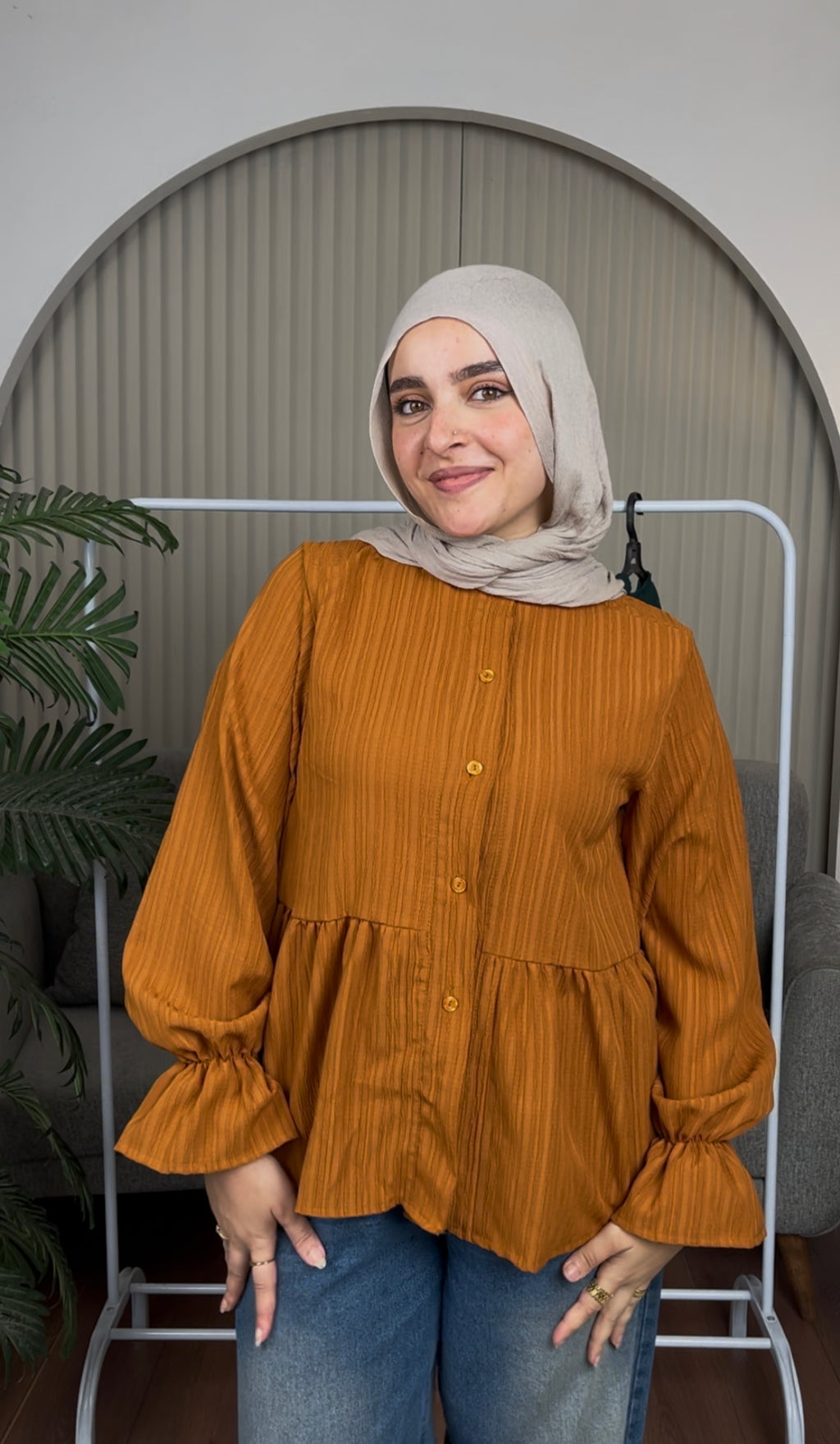 Camel Mila Blouse